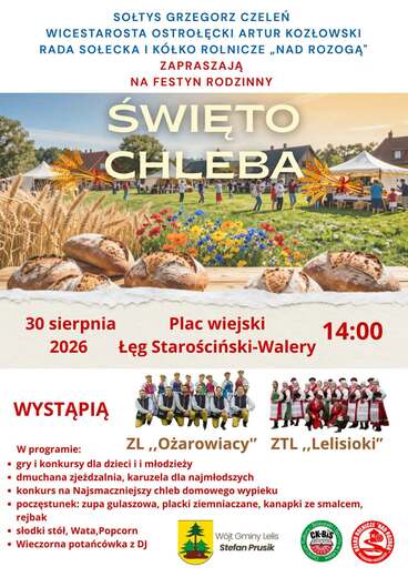 Święto Chleba nad Rozogą