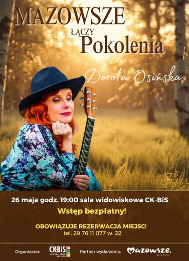 Plakat - Dzień Matki z Dorotą Osińską