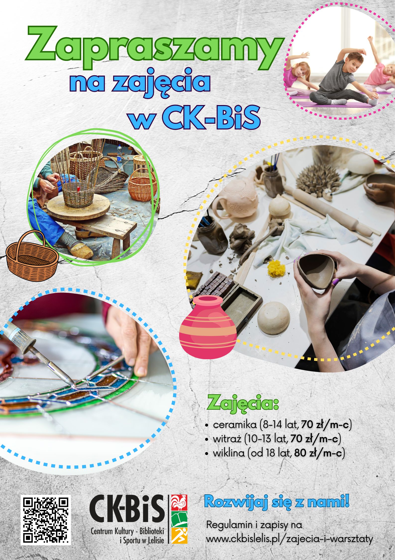 Plakat - zajęcia w CK-BiS Plakat - zajęcia w CK-BiS