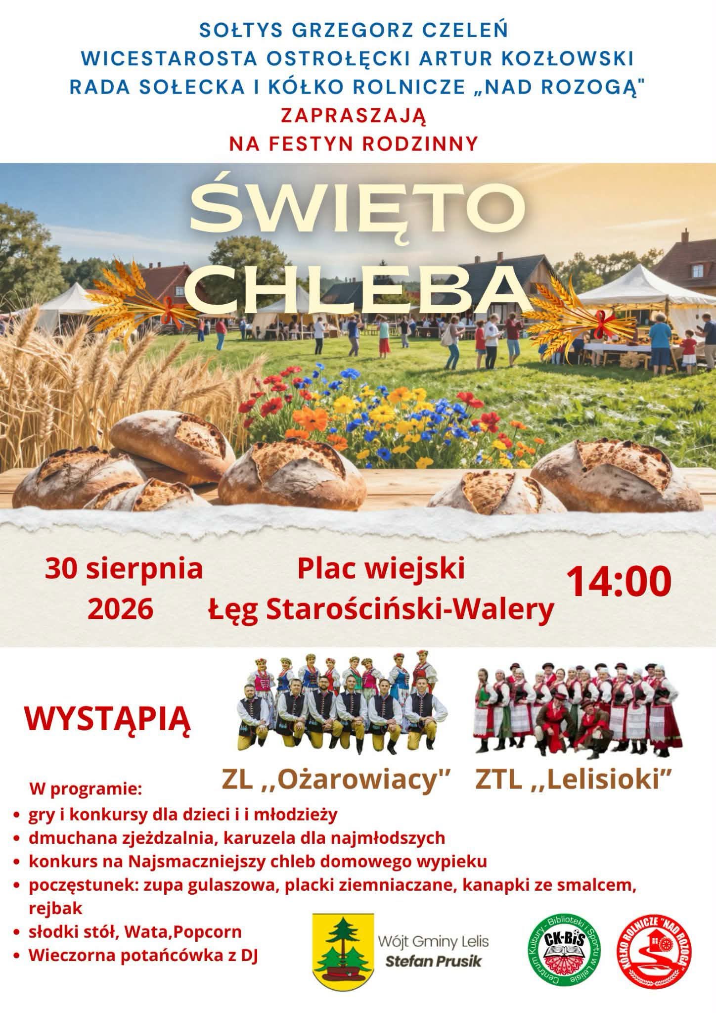 Święto Chleba nad Rozogą