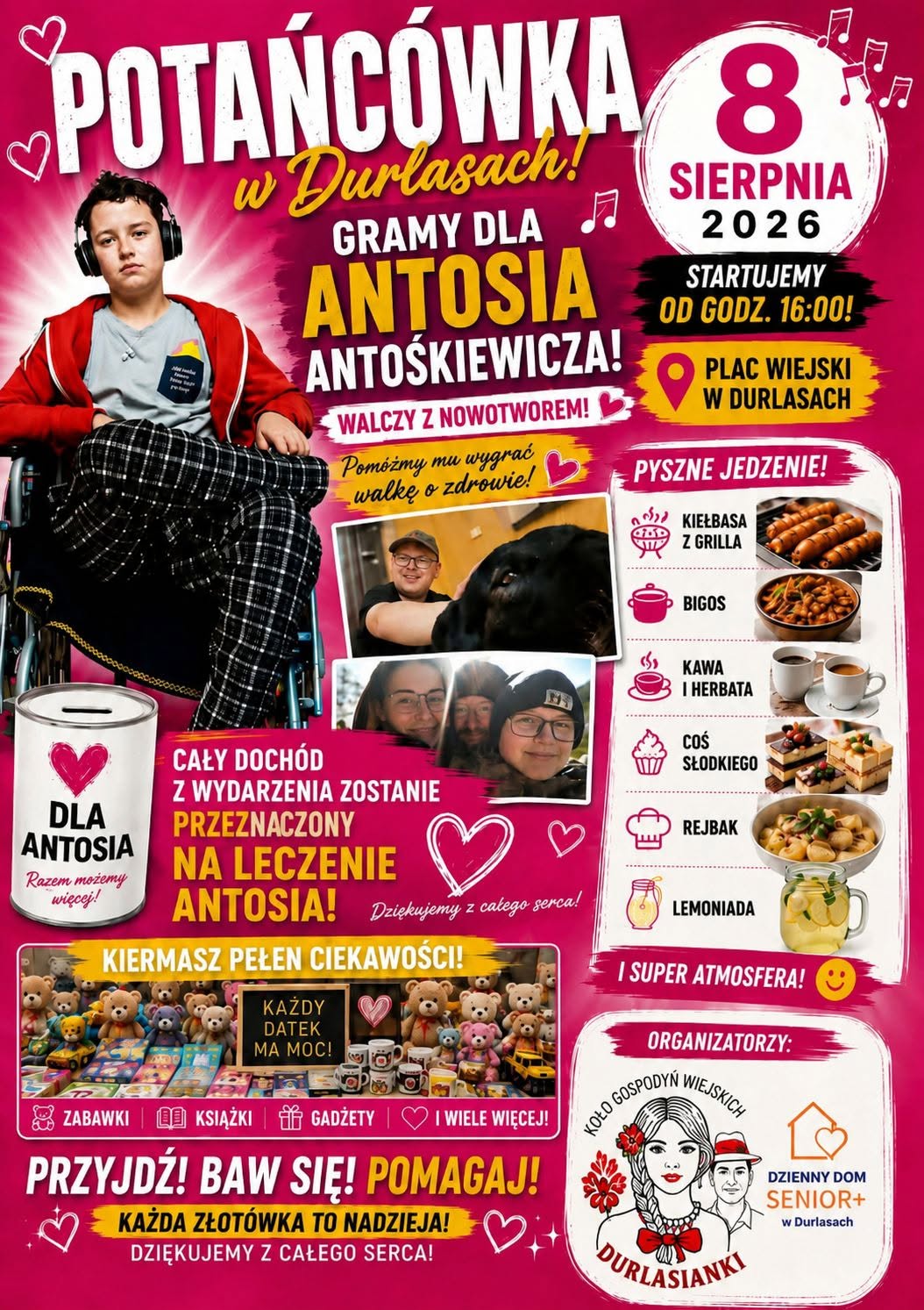 Potańc&oacute;wka w&nbsp;Durlasach - plakat