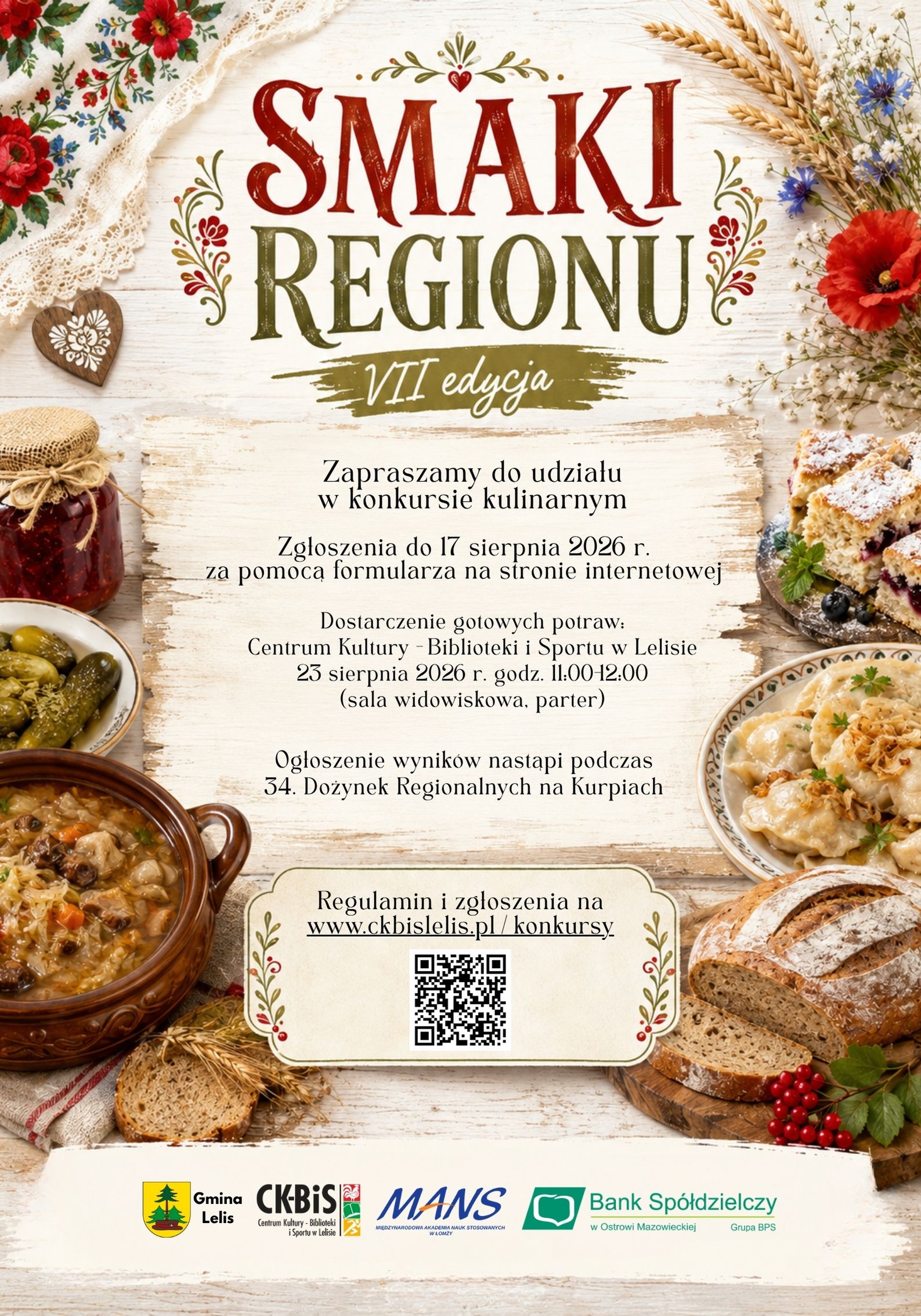 VII KONKURS KULINARNY SMAKI REGIONU