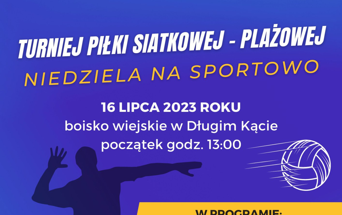 Zdjęcie do TURNIEJ PIŁKI SIATKOWEJ - PLAŻOWEJ