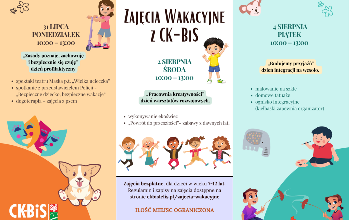 Zdjęcie do Zajęcia Wakacyjne z CK-BiS