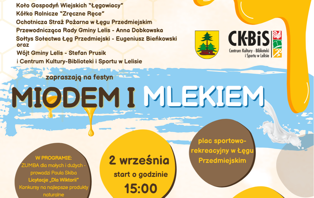 Zdjęcie do Festyn "MIODEM I MLEKIEM"