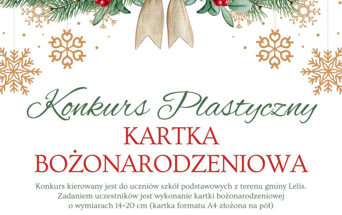 Zdjęcie do Konkurs plastyczny "Kartka Bożonarodzeniowa"