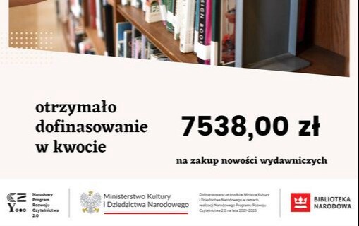 Zdjęcie do Dofinansowanie na zakup nowości wydawniczych