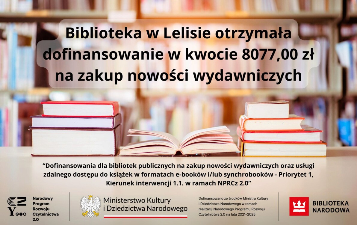 Zdjęcie do Dofinansowanie na zakup nowości wydawniczych