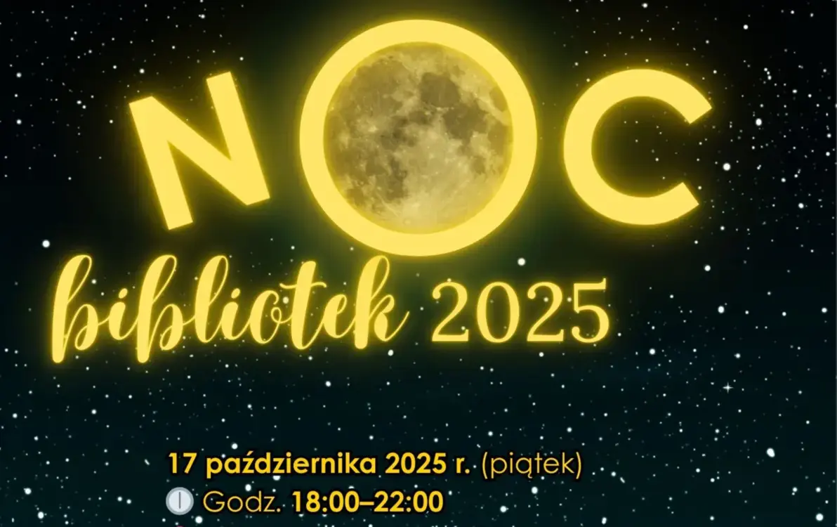 Zdjęcie do NOC BIBLIOTEK 2025 &ndash; DO DZIEŁA!