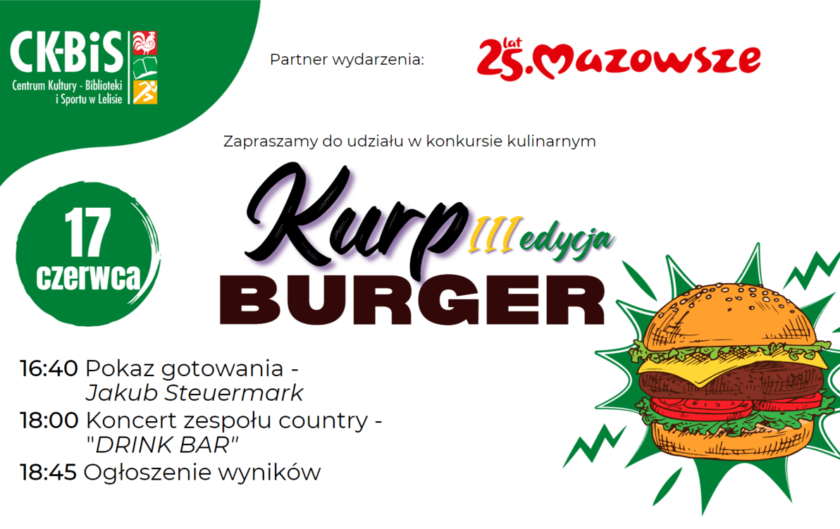 Zdjęcie do Konkurs KURP-BURGER