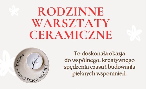 Plakat - warsztaty ceramiki