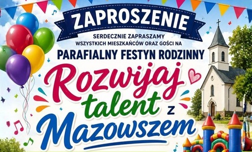 Plakat - Parafialny Festyn Rodzinny