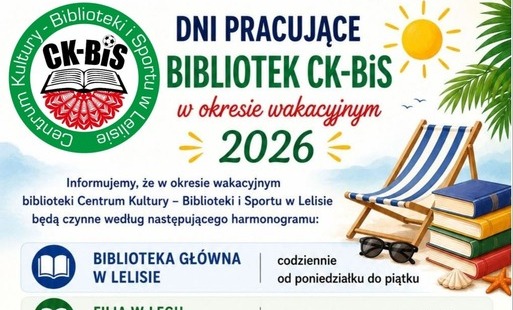 Zdjęcie do Wakacyjne godziny pracy bibliotek