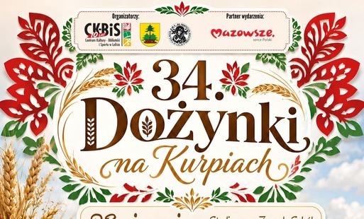 Plakat - 34. Dożynki na Kurpiach