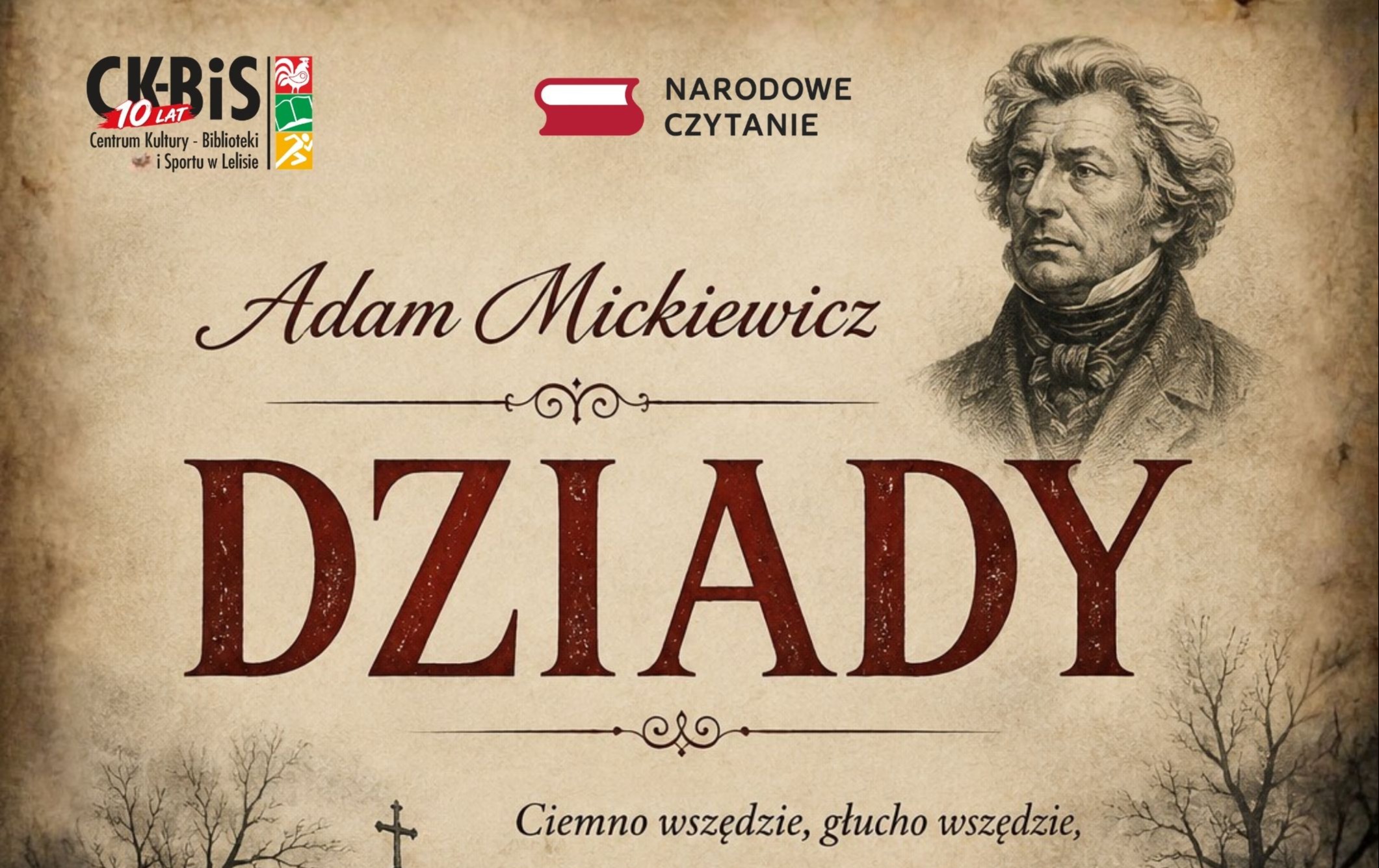 Zdjęcie do Narodowe Czytanie 2026 w Gminie Lelis