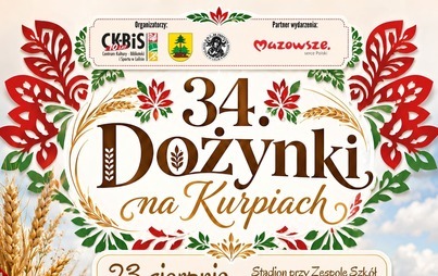 Plakat - 34. Dożynki na Kurpiach